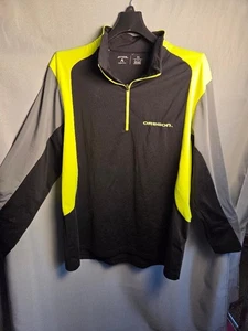 Antiqua Desert Dry Xtra-Lite Jacket Black, Grey and Yellow Men’s Size XL Oregon - Picture 1 of 9