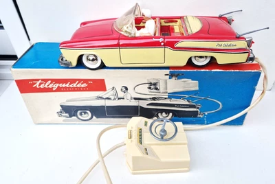 Rare Voiture Pré Catelan FJ France Jouet boite d'origine ancien époque joustra - Photo 1/4