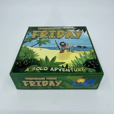 FRIDAY A Solo Adventure Game Friedemann Friese Rio Grande 100% COMPLETE 2021 New - Image 1 of 4