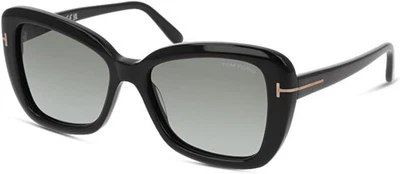 Tom Ford Maeve Sunglasses FT 1008 01B 55mm Shiny Black / Gradient Smoke Lens - Image 1 of 3