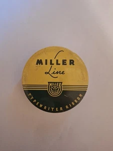 Vintage Miller Line Schreibmaschine Farbband Dose - Bild 1 von 4