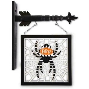 Schwarz-weiße LED Shadowbox mit Spider Arrow Ersatzschild - Bild 1 von 2