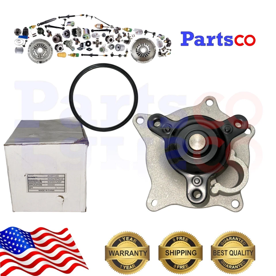 Water Pump Town & Country Voyager Caravan Grand Caravan 3.3L 3.8L engs 2001-2007 - Image 1 of 4