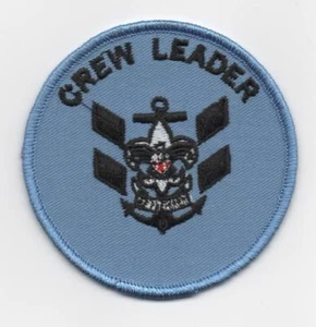 Posición de líder de tripulación Sea Scout, diseño redondo de 3", parte posterior "desde 1910" - Imagen 1 de 1