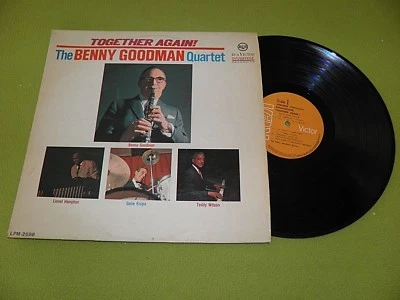 Benny Goodman Gene Krupa Lionel Hampton Teddy Wilson - RARE 1964 Israel Made LP - Image 1 of 2