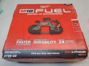 MILWAUKEE M18 FUEL 18V BRUSHLESS CORDLESS DEEP CUT BAND SAW KIT 2729-22 - Picture 1 of 11