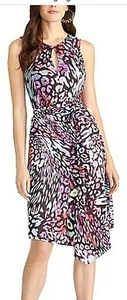 ⭐️⭐️RACHEL ROY RAINBOW SNAKE ANIMAL PRINT WRAP SHEATH DRESS - NWT - MSRP $119 - Picture 1 of 3