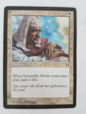 Venerable Monk Magic the Gathering MTG Stronghold White Common