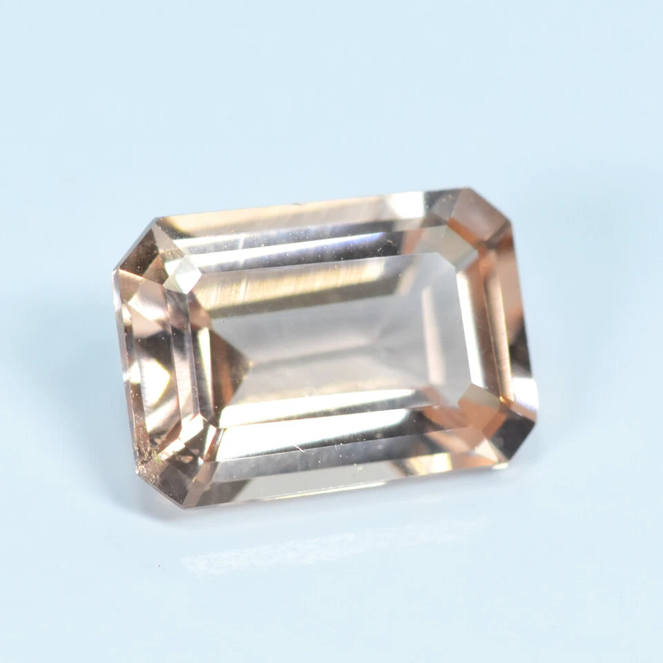 1.30Ct Sizzling Peach Pink Color Natural Morganite Loose Gemstone - Image 1 of 1