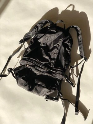 Mochila Porter vintage riñonera convertible correas negras Foto 1 de 4