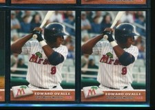 Lot (2) 2007 Grandstand #9 Edward Ovalle Fort Myers Miracle (CH7) SWSW