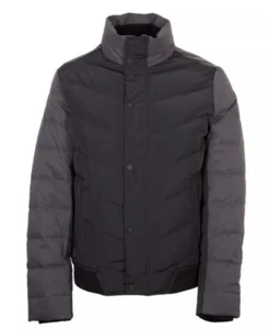 Orobos Men's Brushed Herringbone Down Jacket OW16M119  New With Tag’s  MSRP $376 - Picture 1 of 9