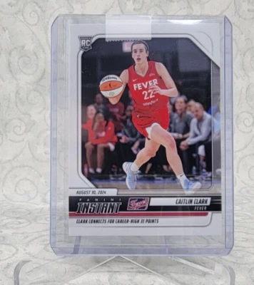 Tarjeta de novato Panini Instantánea WNBA 2024 - Caitlin Clark #191 - ¡NOVATO! Carrera - ¡Puntos altos! Foto 1 de 2