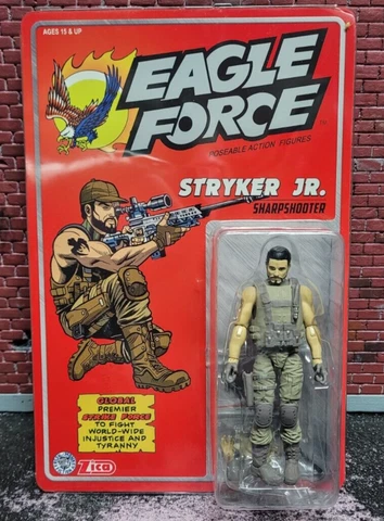 Eagle Force Stryker Jr. - Sharpshooter figure Zica Toys Fresh Monkey Cover