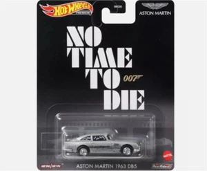 James Bond 007 NO TIME TO DIE HOT WHEELS 1963 ASTON MARTIN DBS DMC55-957A - Picture 1 of 1