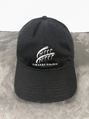 Gorra negra con tirantes Caesars Palace Hotel Casino Las Vegas Strip apuesta de juego Foto 1 de 4