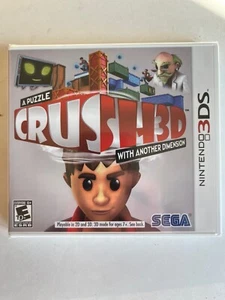 Crush 3D Nintendo 3DS, 2012 New Factory Sealed OOP A Puzzle Sega Fasts Fast - Picture 1 of 8