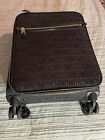 Moschino All-Over Logo- Trolley luggage Case Lightly Used👀🇺🇸 Blk & Gold Color