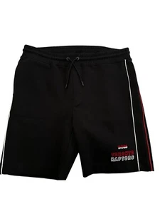 Hugo Boss x NBA Men's XXXL Black French Terry Fabric Shorts Toronto Raptors - Picture 1 of 2