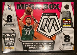 Mega caja de baloncesto Panini Mosaic 2020-2021 totalmente nueva/sellada pelota Lamelo radiocontrol - Imagen 1 de 5