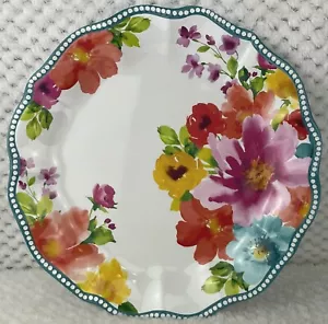 Blume Melamin Breezy Blossoms Essteller von Pioneer Woman FF9381B 10,75"" - Bild 1 von 12
