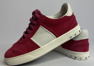 Valentino Garavani Fly Crew Suede Low Top Women’s Sneakers  Size 35 Authentic - Picture 1 of 23