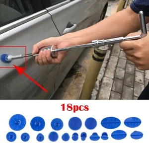 19Pcs Auto Paintless Dent Puller Lifter Hail Suction Cup Car Repair Removal Tool - Picture 1 of 6