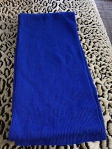 Thick Blue Scarf 9 Inches X 85” - Picture 1 of 3