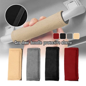Car Interior Door Handle Cover Roof Handrail Armrest Handle Protector Accessory - Foto 1 di 16