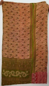 Stunning Vintage Indian Kantha Quilts Bedding Blankets New Year Special Gift - Picture 1 of 2