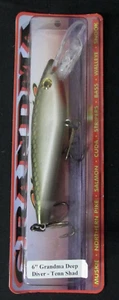 Grandma Classic Deep Diver Muskie Pike Walleye Crankbait Lure 6" Tennessee Shad - Picture 1 of 3