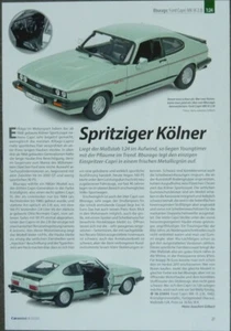 FORD CAPRI MK III 2.8i in 1-24 di Bburago...un rapporto modello #2008c - Foto 1 di 1