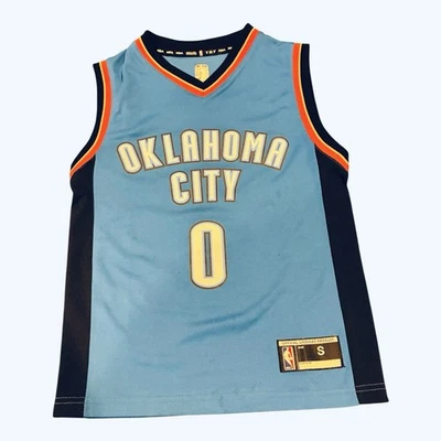 Nike Oklahoma City Thunder Jersey Youth Small NBA Basketball Westbrook Official - Image 1 of 4