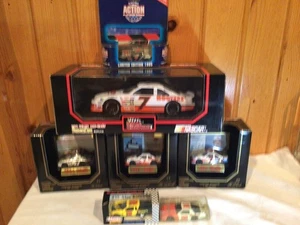(7) Alan Kulwicki Racing Champion (1) 1992 1/24 #7 Hooters T-Bird,(6) 1/64 NEW - Picture 1 of 5