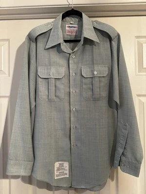 propper tactical shirt Duty Military Uniform Army  Green Long Sleeve Size 17-35 - Image 1 of 4