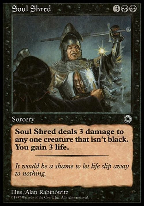 Soul Shred - Medium Play MTG Portal - Image 1 of 1
