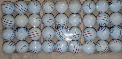 3 docenas de pelotas de golf usadas Callaway cromadas blandas. Como nuevo/sin cortes ni rasguños. Foto 1 de 2