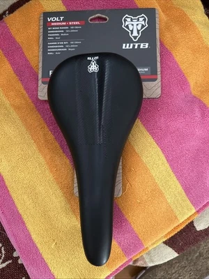 WTB Volt Steel Saddle - Black Med Width Med Padding New - Image 1 of 4