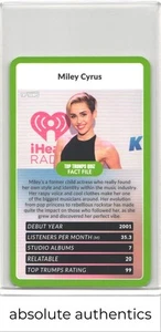 Guía Top Trumps 2022 para Spotify Miley Cyrus - Imagen 1 de 2