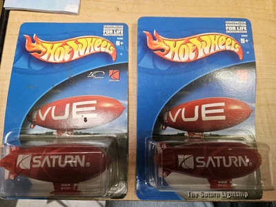 Hot Wheels The Saturn Lightship Die Cast Lot of 2 MIB 2001 Blimp - Image 1 of 3