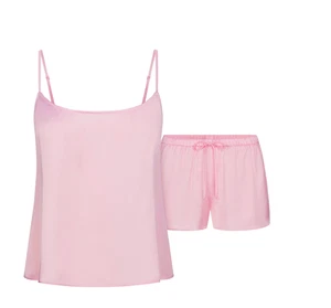 Skims Hotel Skims Shine Cami Sleep Set, Baby Pink, Medium - Picture 1 of 1