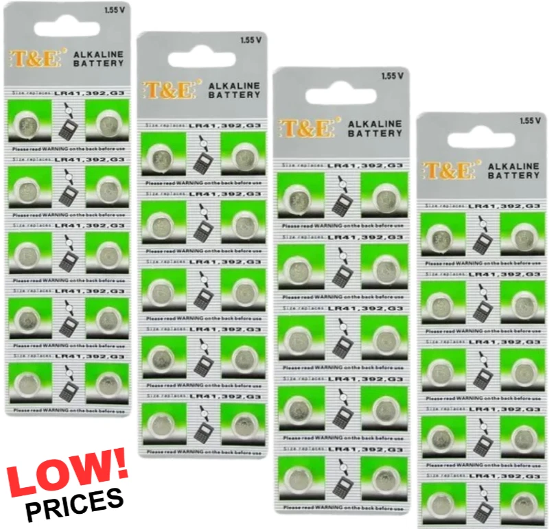 LR44 Battery LR41 LR1130 LR43 LR936 LR754 Alkaline 1.5v Coin Cell Button Battery - Image 1 of 4