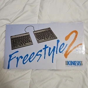 KINESIS Freestyle 2 Keyboard USB 2.0 Hub for Mac Layout 20" KB800HMBUS20 - Picture 1 of 6