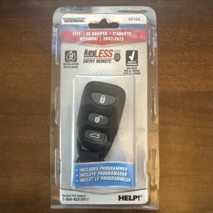 Dorman Keyless Entry Remote New 99104 Hyundai 2007 - 2015 FOR ELANTRA & SONATA - Picture 1 of 2