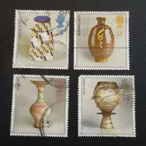 Großbritannien, #1192-95, Studiokeramik - gebraucht 1987 (7020) - Bild 1 von 2