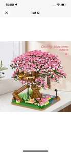 2008 Stck. Sakura Baumhaus Baustein Kirschblüte Pflanze Ziegel Blume DIY - Bild 1 von 7