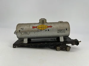 Lionel #2654 Spur O Sunoco Ölkesselwagen Nachkrieg silbergrau schlechter Zustand - Bild 1 von 7