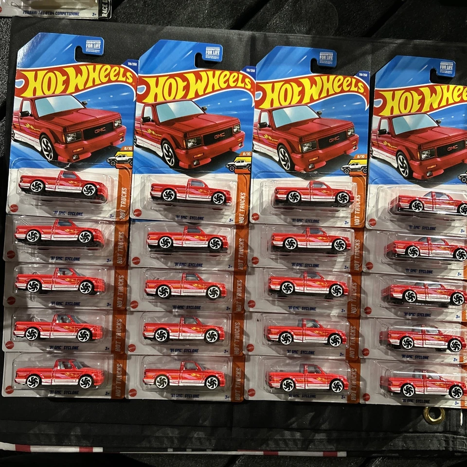 Hot Wheels Hot Trucks 91 GMC SYCLONE rojo lote de 20 2025 Foto 1 de 1