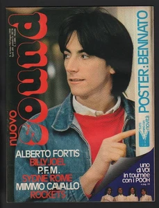 NEW SOUND 6/1980 ALBERTO FORTIS LENNON ROCKETS PFM POOH RUM + BENNATE POSTER - Picture 1 of 1