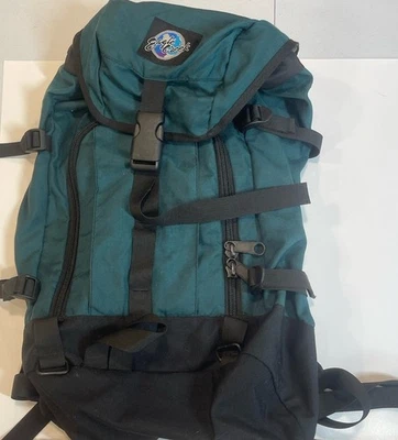 VTG 90s Eagle Creek Baxkpack Large Green Hiking Camping Outdoors Travel Bag - Image 1 of 4
